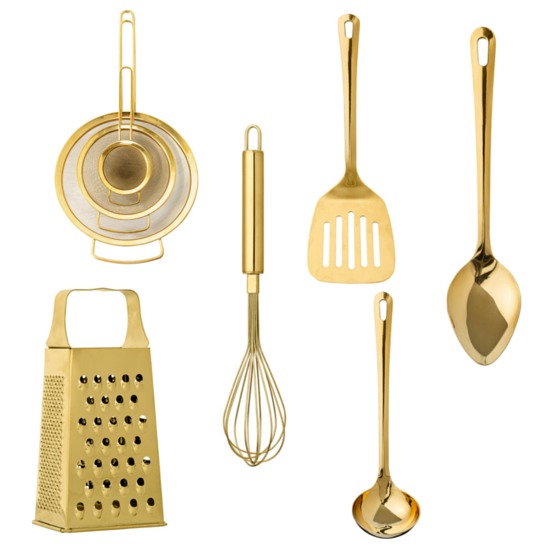 7 things mia fleur gold utensils