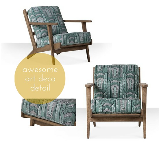 7 things swoon editions art deco chair