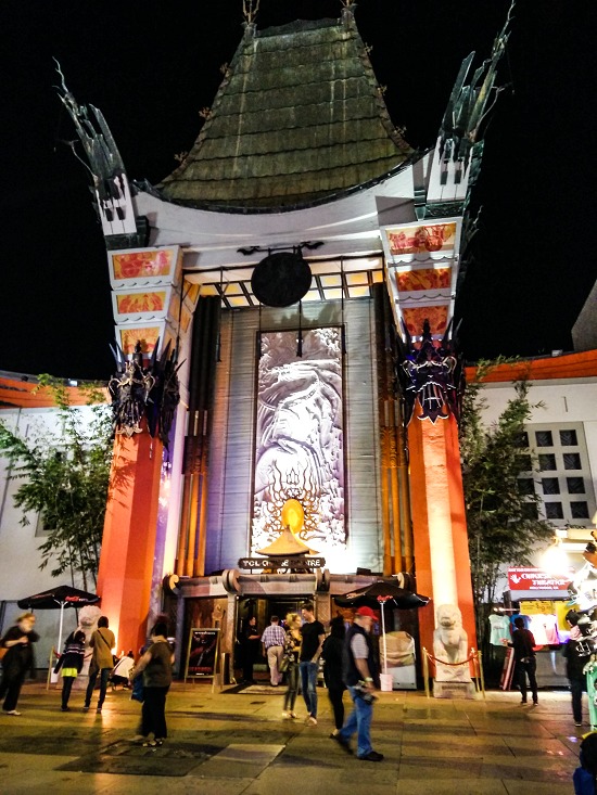 the famous front of the TCL Chinese theatre