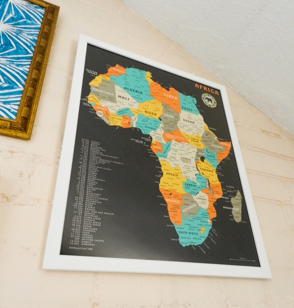 posterlounge africa map